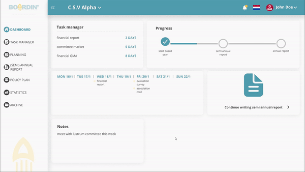 Boardin' prototype tijdens bestuursjaar